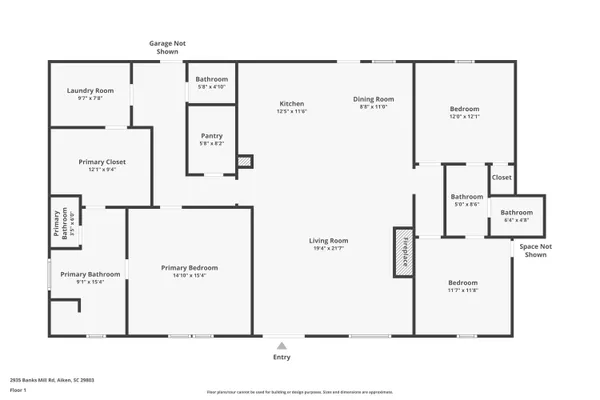 $539,900 | 2935 Banks Mill Road Southeast, Aiken, SC 29803