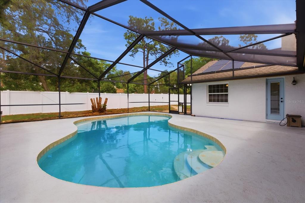 393 Wekiva Cove Road Longwood, FL 32779 - Photo 37 of 49 a view of a swimming pool with a patio