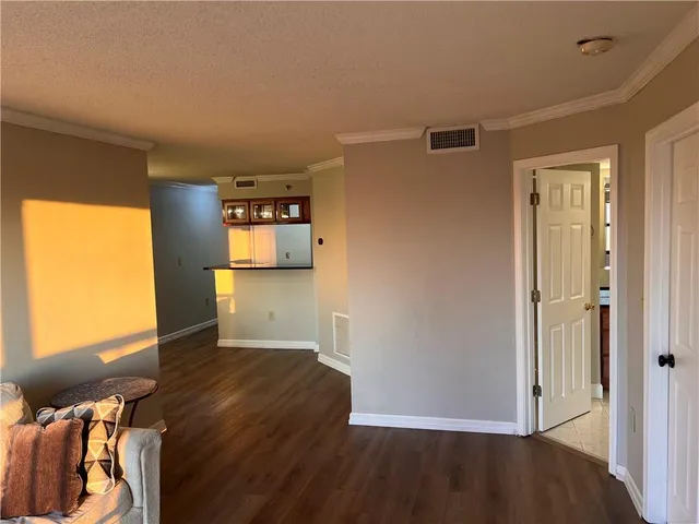 wooden floor in an empty room