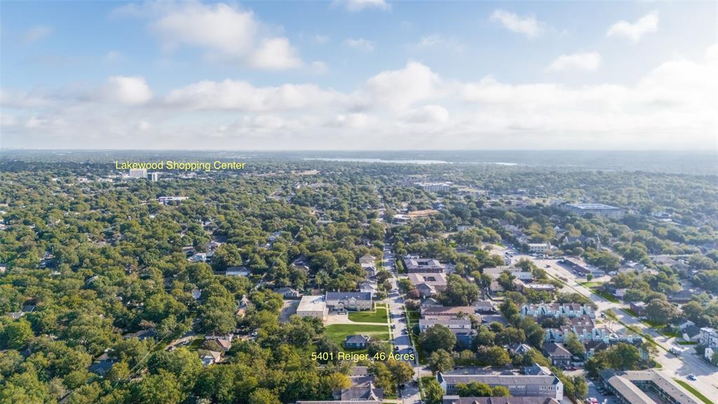5401 Reiger Avenue Dallas, TX 75214 - Photo 9 of 15 an aerial view of a city with lots of residential buildings