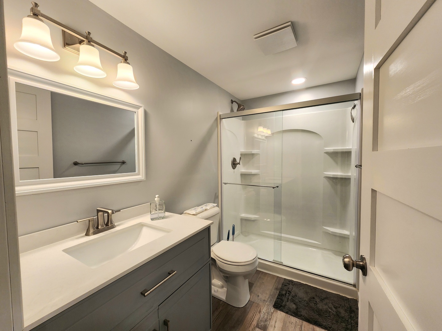 2003 Magenta Lane Algonquin, IL 60102 - Photo 22 of 29 a bathroom with a shower sink vanity mirror and toilet