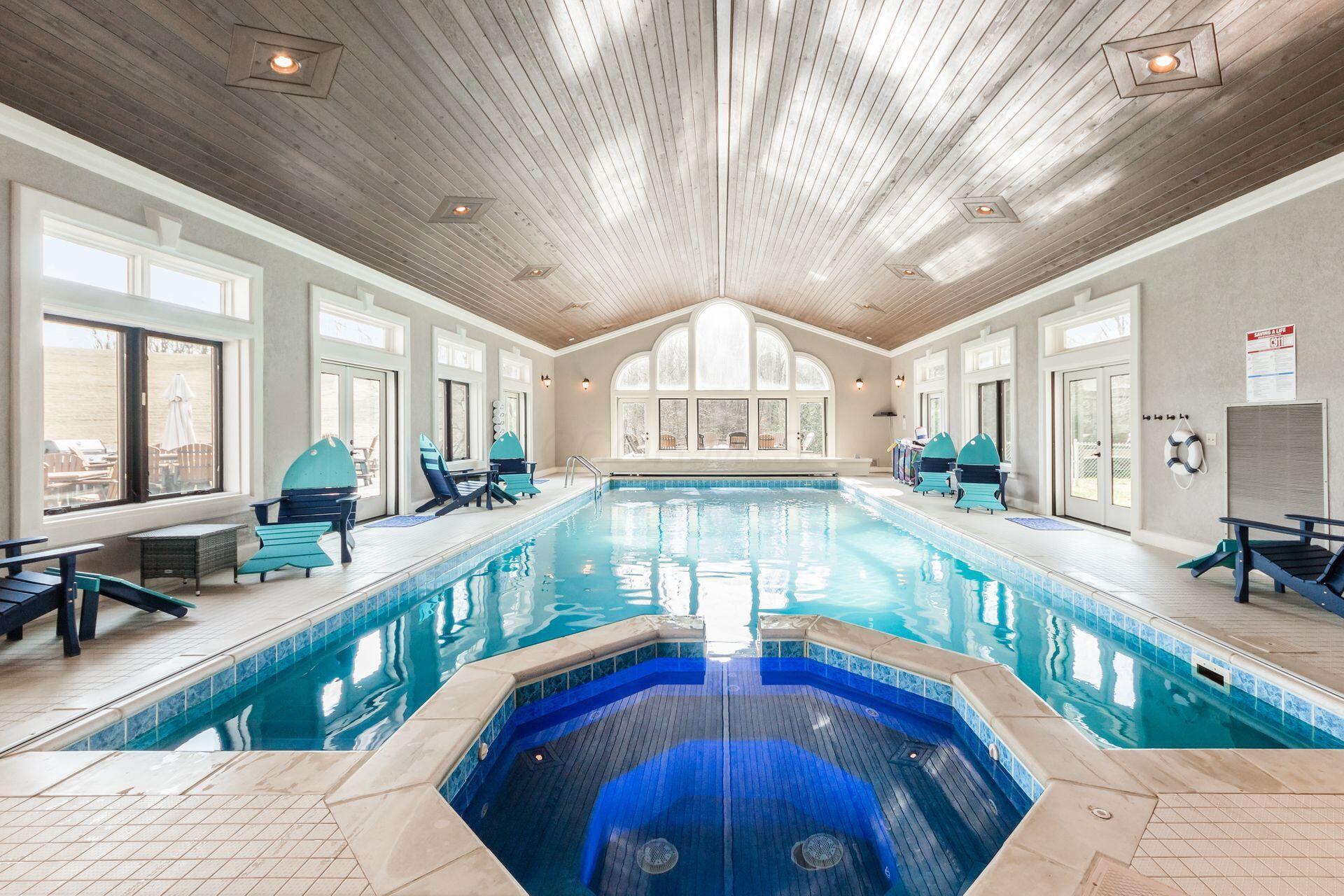 16187 Kreashbaum Road Rockbridge, OH 43149 - Photo 8 of 66 Guest Favorite: the indoor salt water swimming pool and hot tub wing.