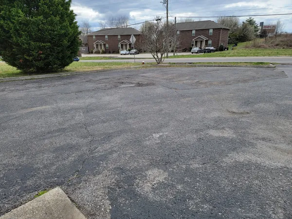 a black and white checkered floor