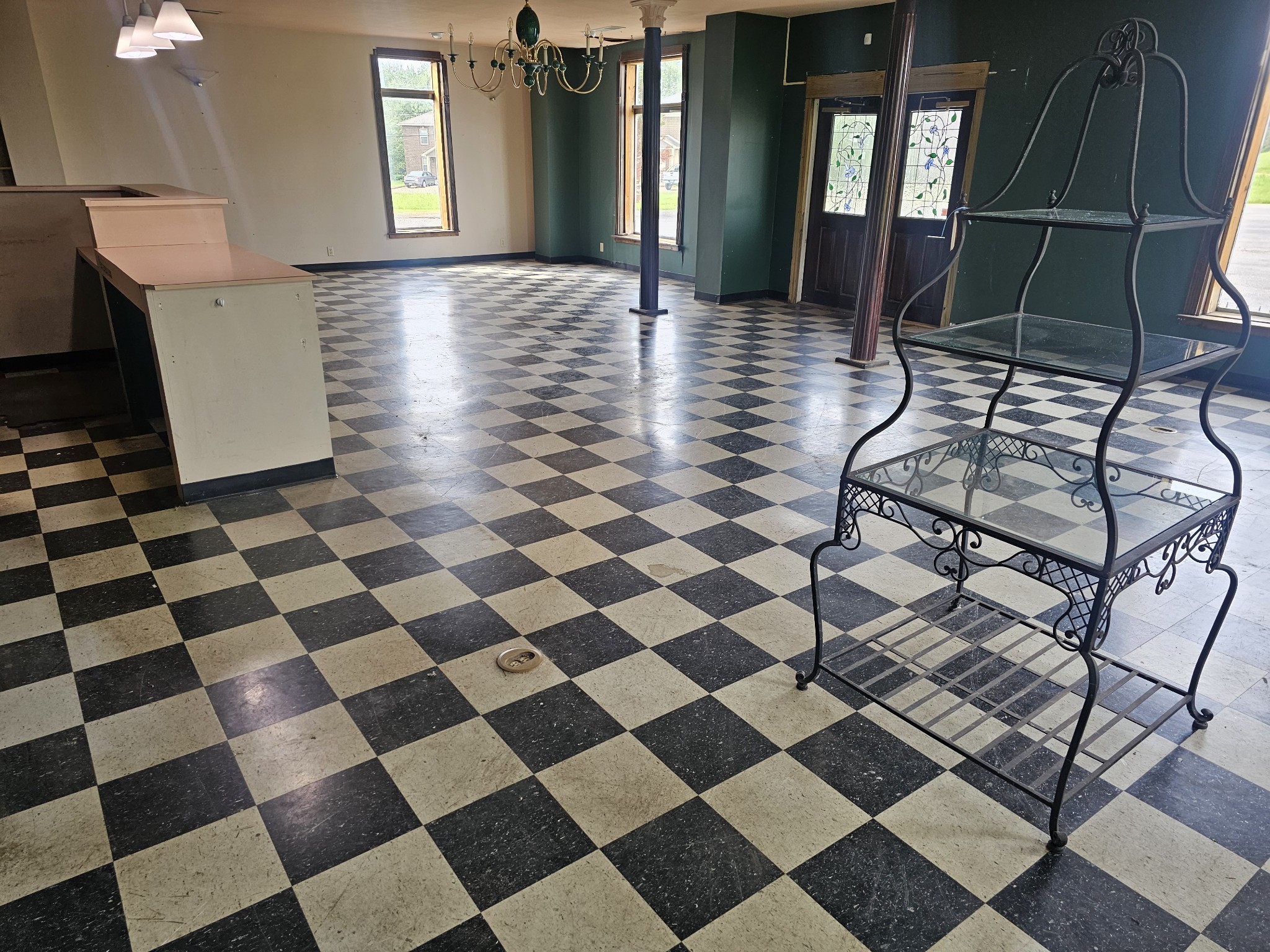 2104 Ruth Street Springfield, TN 37172 - Photo 22 of 61 a view of a room with a black and white checkered floor
