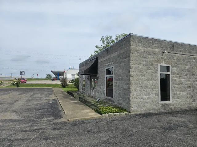a view of a back yard of the house
