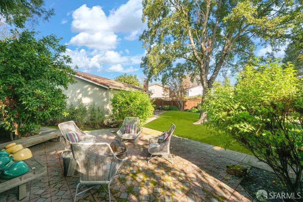 4572 Ross Gate Way Pleasanton, CA 94566 - Photo 54 of 58 a view of backyard with seating area and green space