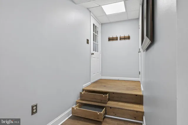 a view of room with air conditioner and window