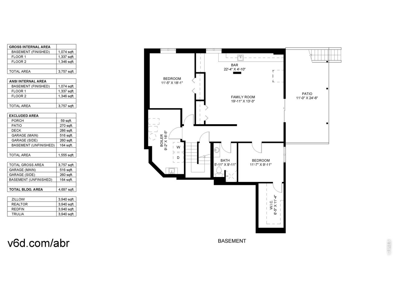 1901 74th Avenue Greeley, CO 80634 - Photo 50 of 50 Basement Floorplan
