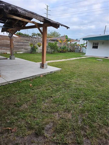 a view of a porch in front of a house