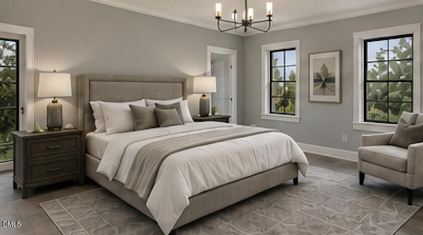 405 Alston Street Raleigh, NC 27601 - Photo 12 of 23 a bedroom with a large bed and windows