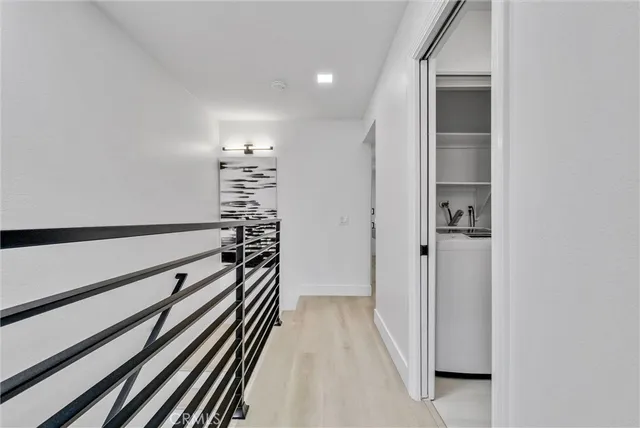 a bathroom that has a shower sink