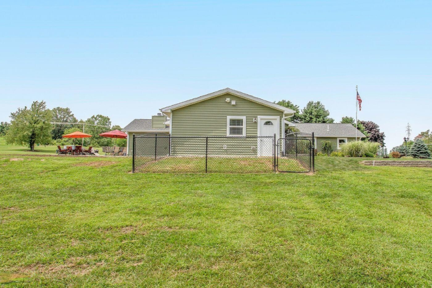 17821 Rickerman Road Galien, MI 49113 - Photo 32 of 34 17821 Rickerman fenced for Fido