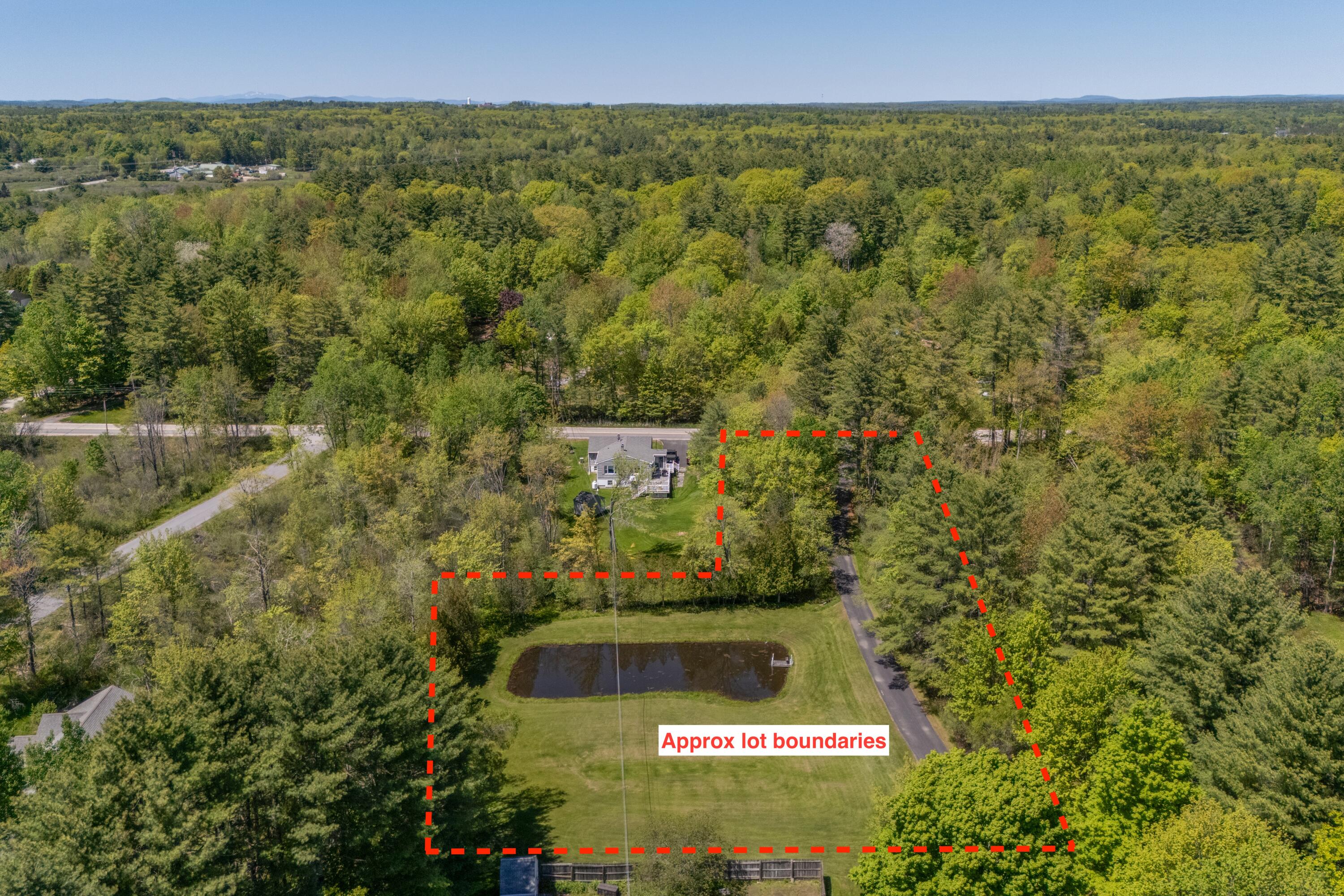 33 A McLellan Road Gorham, ME 04038 - Photo 3 of 8 Aerial with boundaries 3