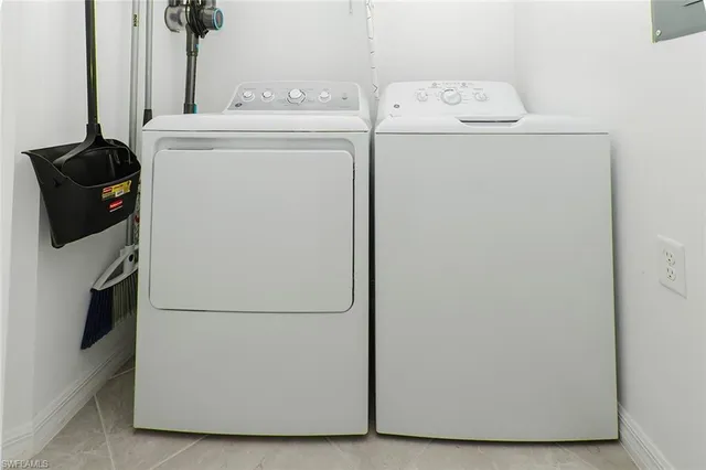 a view of a park with a palm trees