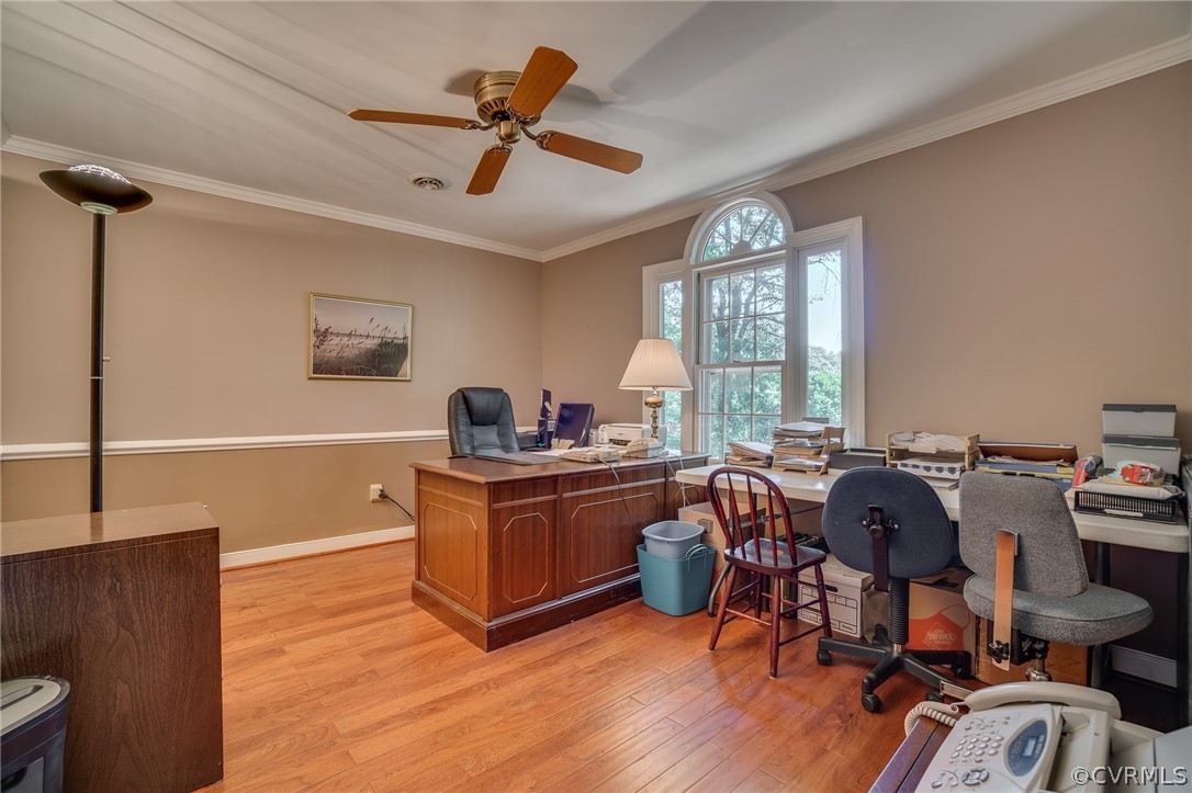 13131 Drakewood Road Midlothian, VA 23113 - Photo 21 of 29 a view of a workspace with furniture and a window