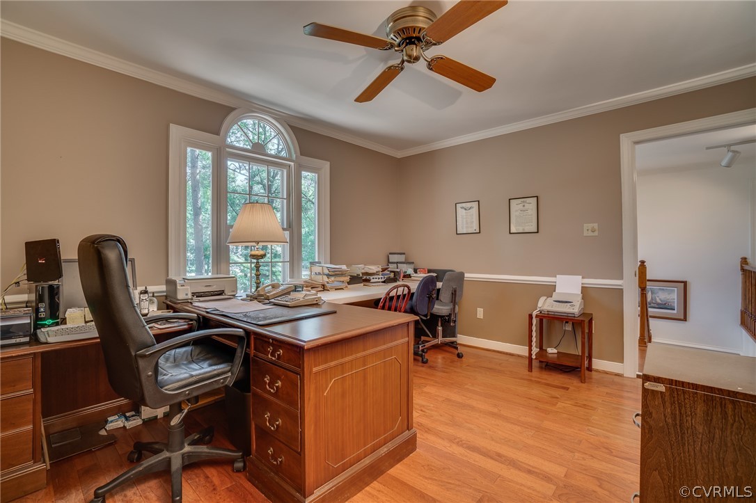 13131 Drakewood Road Midlothian, VA 23113 - Photo 22 of 29 a view of a workspace with furniture and a window