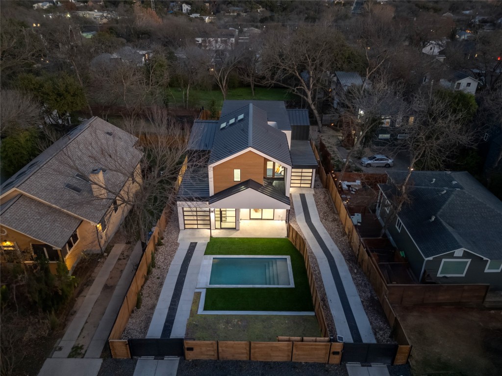 2107 Brackenridge Street, Unit B Austin, TX 78704 - Photo 3 of 36 a view of swimming pool with a yard