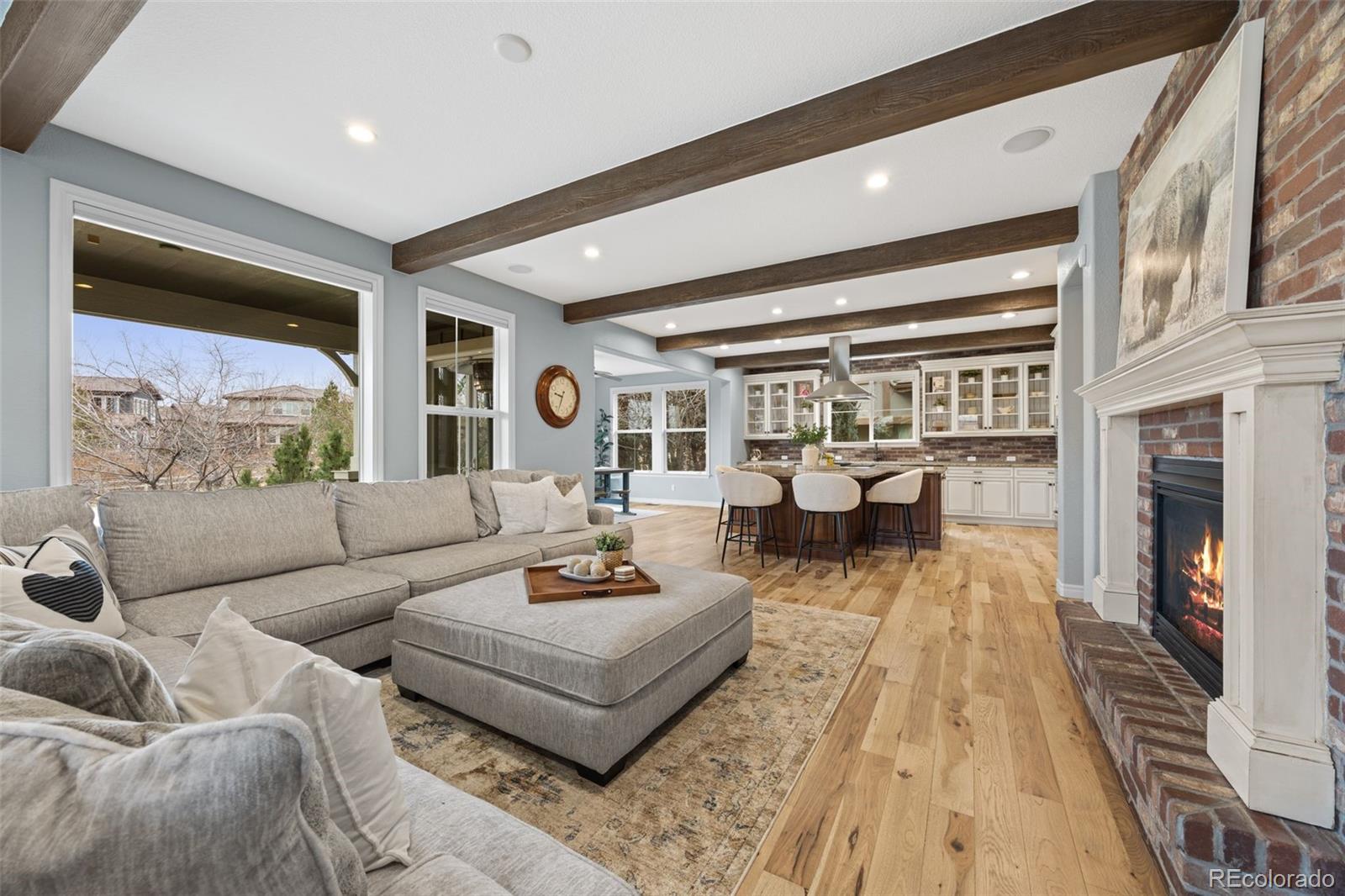 10466 Marigold Court Highlands Ranch, CO 80126 - Photo 4 of 50 a living room with furniture and a large window