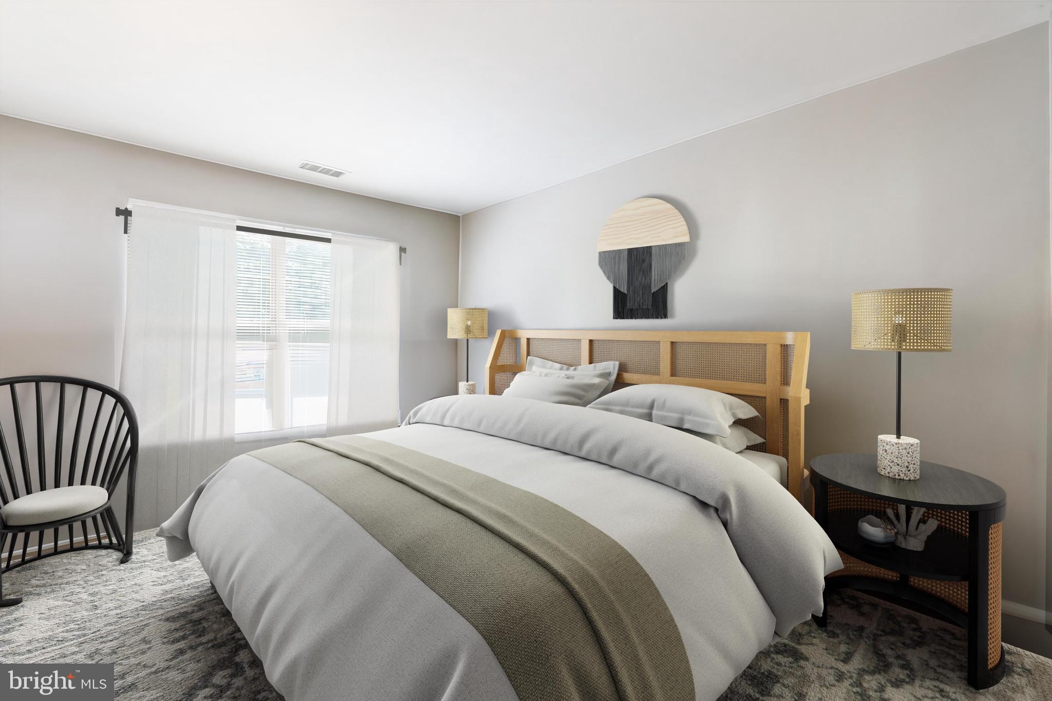 1793 Jonathan Way, Unit 1793D Reston, VA 20190 - Photo 17 of 25 2nd Bedroom - virtually staged