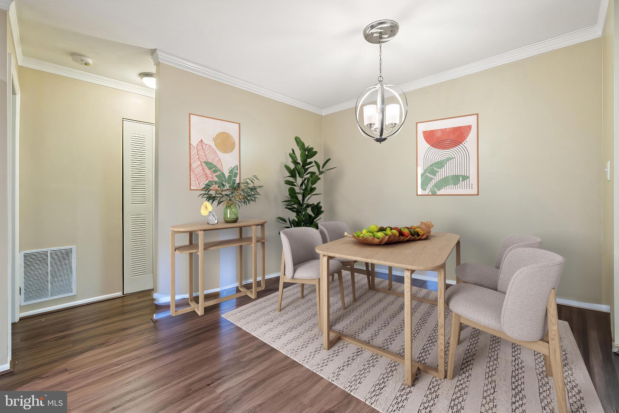 1793 Jonathan Way, Unit 1793D Reston, VA 20190 - Photo 8 of 25 Dining Room - virtually staged