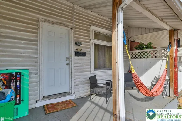a view of a entryway door of the house