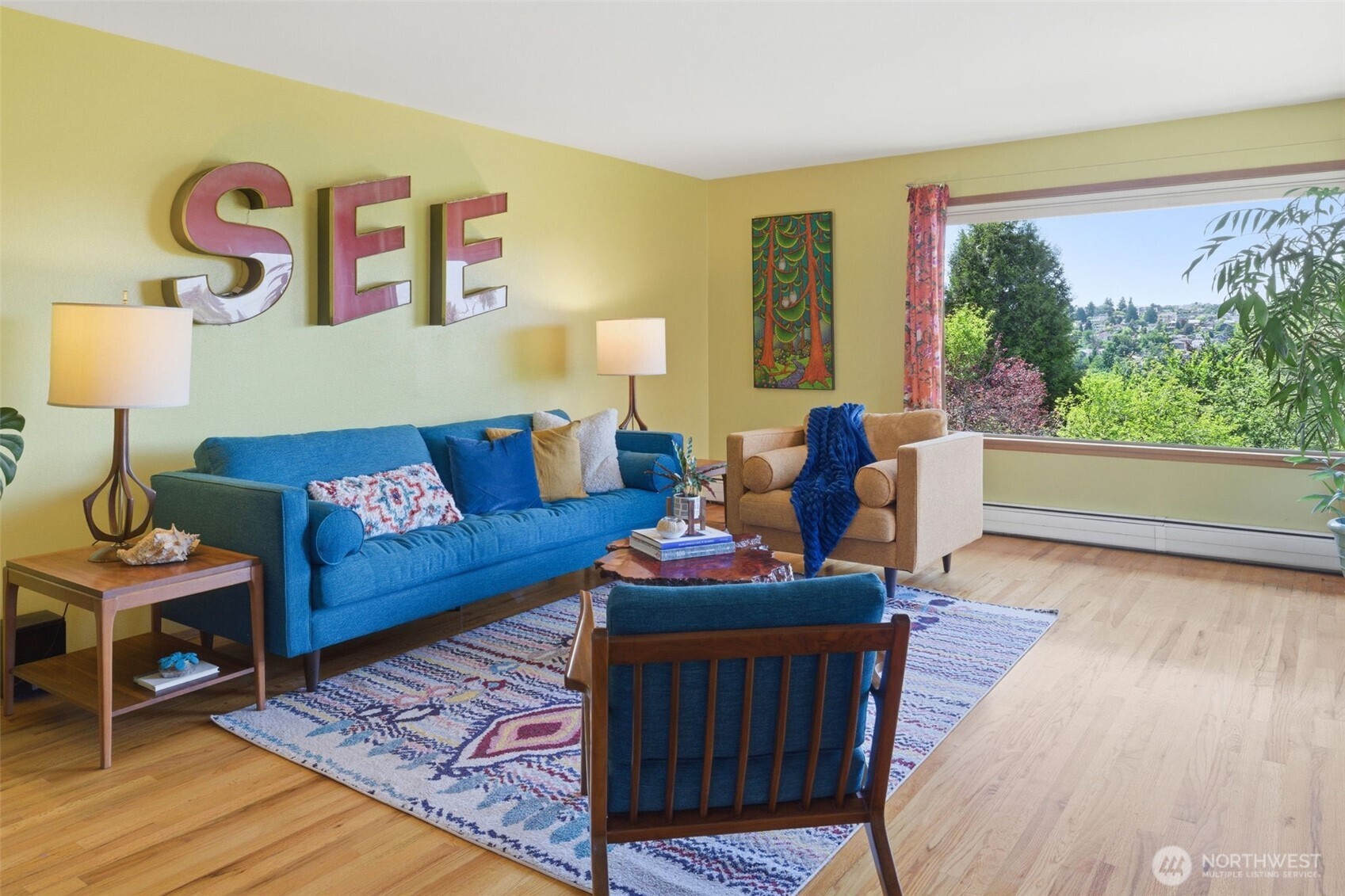2803 South Walker Street Seattle, WA 98144 - Photo 17 of 40 a living room with furniture and a large window