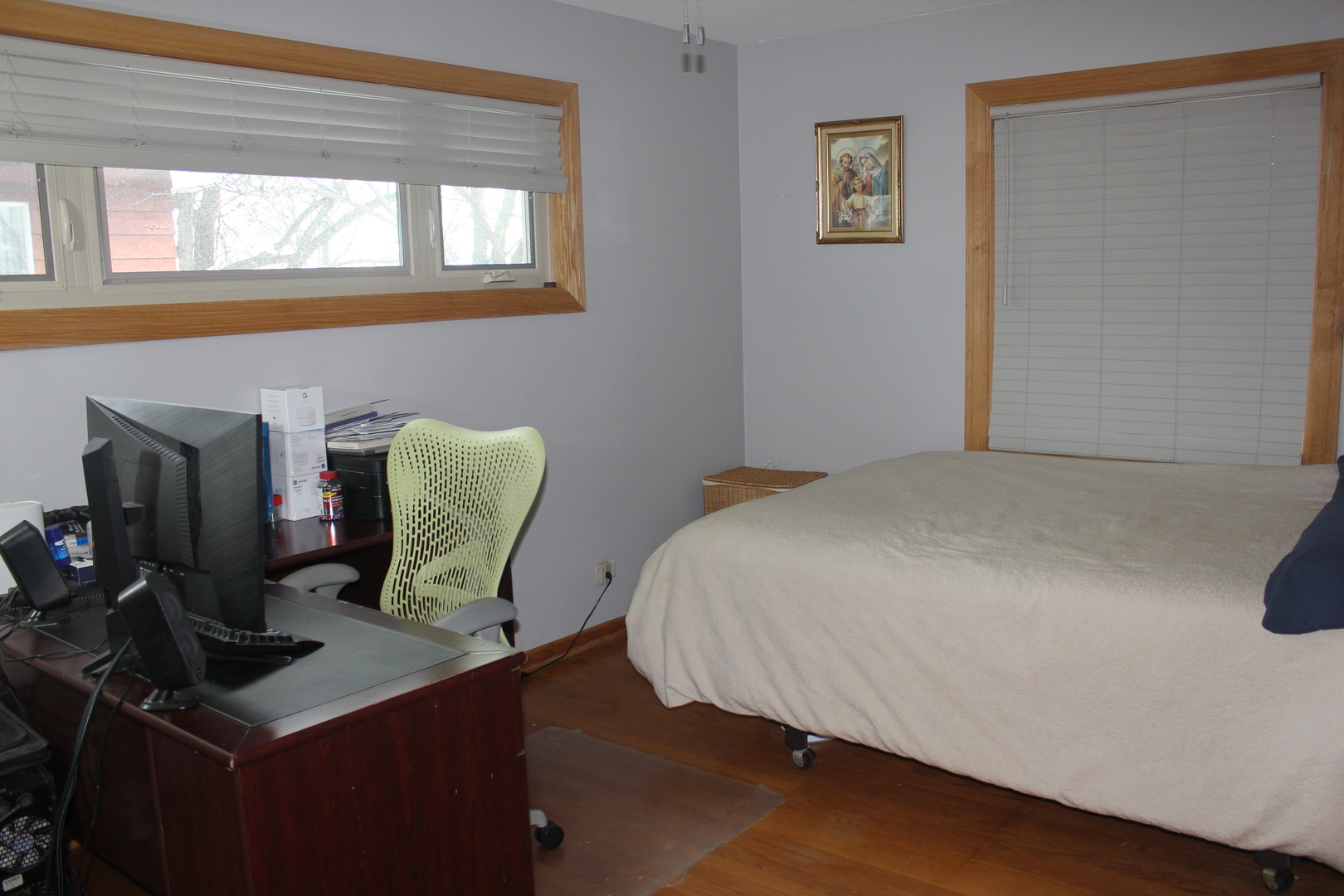 5639 Manor Lane Chicago, IL 60631 - Photo 18 of 29 a bedroom with a bed chair and windows