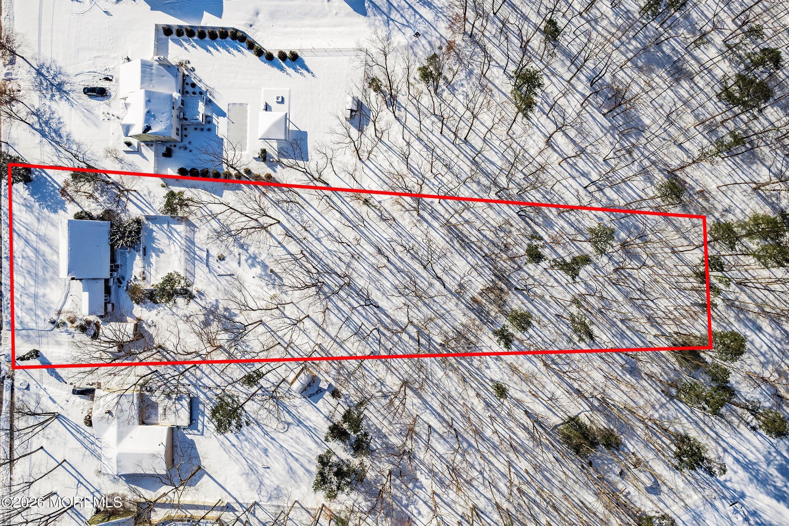 844 Miller Avenue Jackson, NJ 08527 - Photo 40 of 44 32-Top Down Aerial with outline