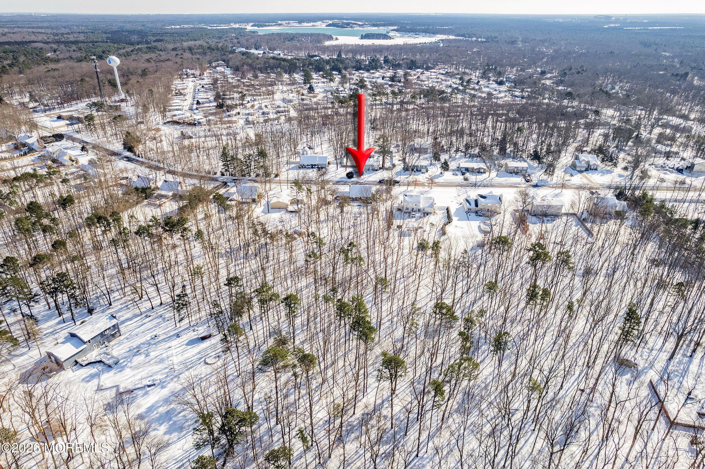 844 Miller Avenue Jackson, NJ 08527 - Photo 42 of 44 34-Back Aerial with arrow