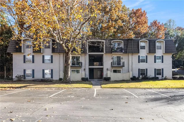 a view of a house with a swimming pool