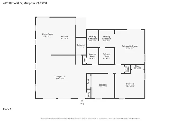 $459,000 | 4907 Daffodil Drive, Mariposa, CA 95338