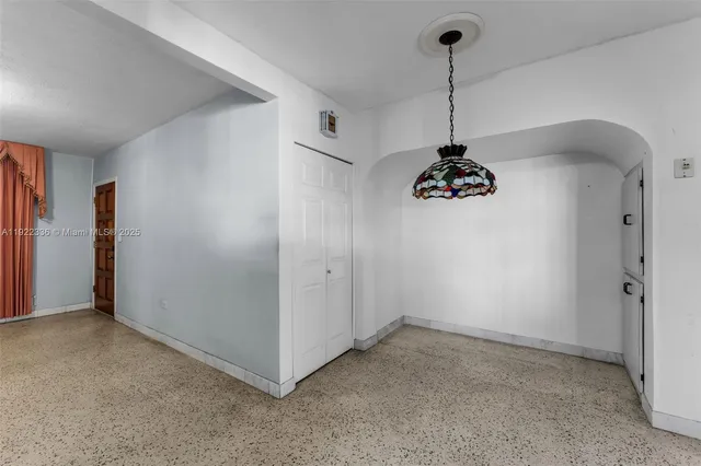 a view of a room with window