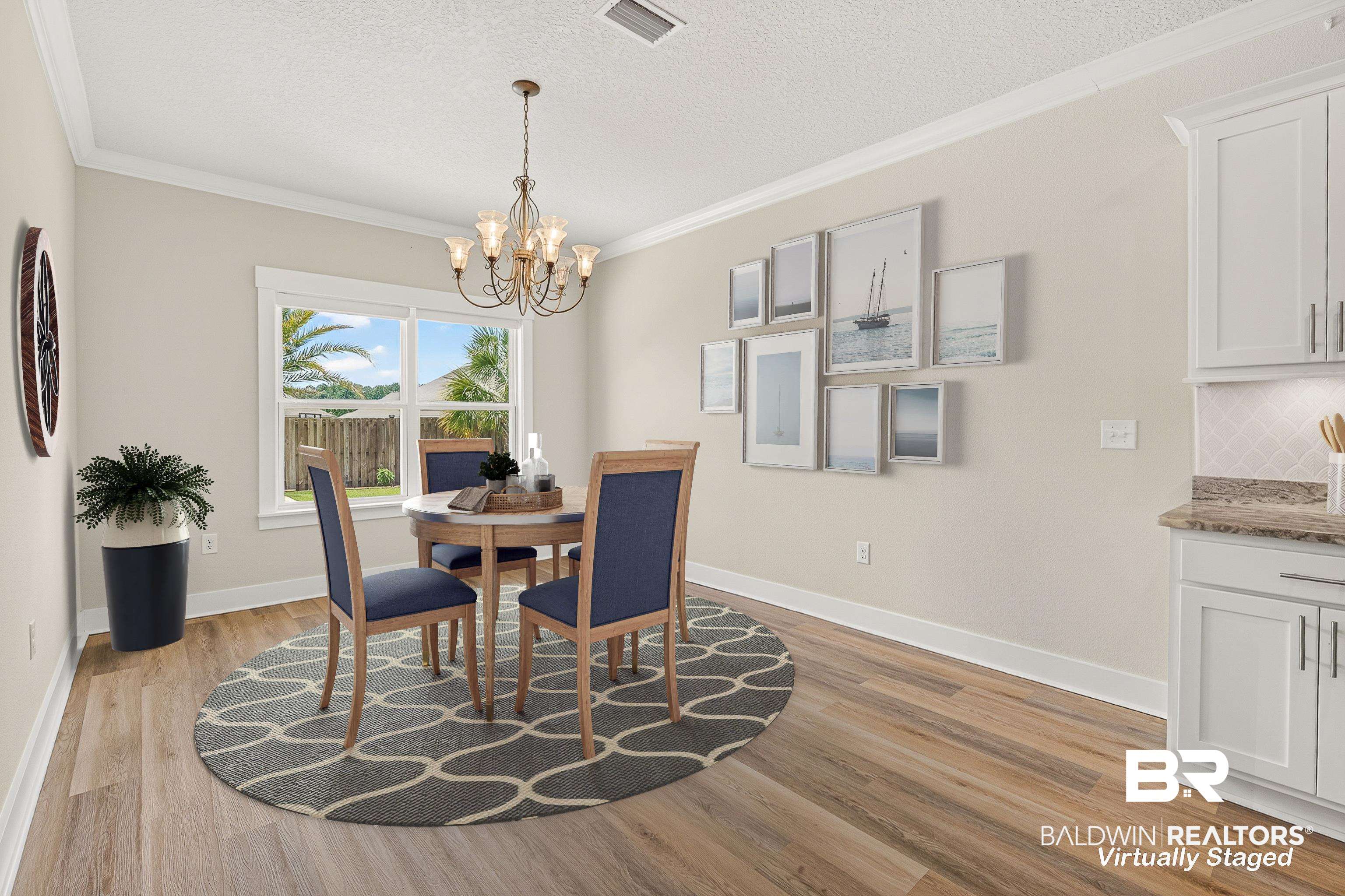 1724 Partridge Street Foley, AL 36535 - Photo 21 of 62 Dining area featuring wood-finish flooring and a white trimmed window