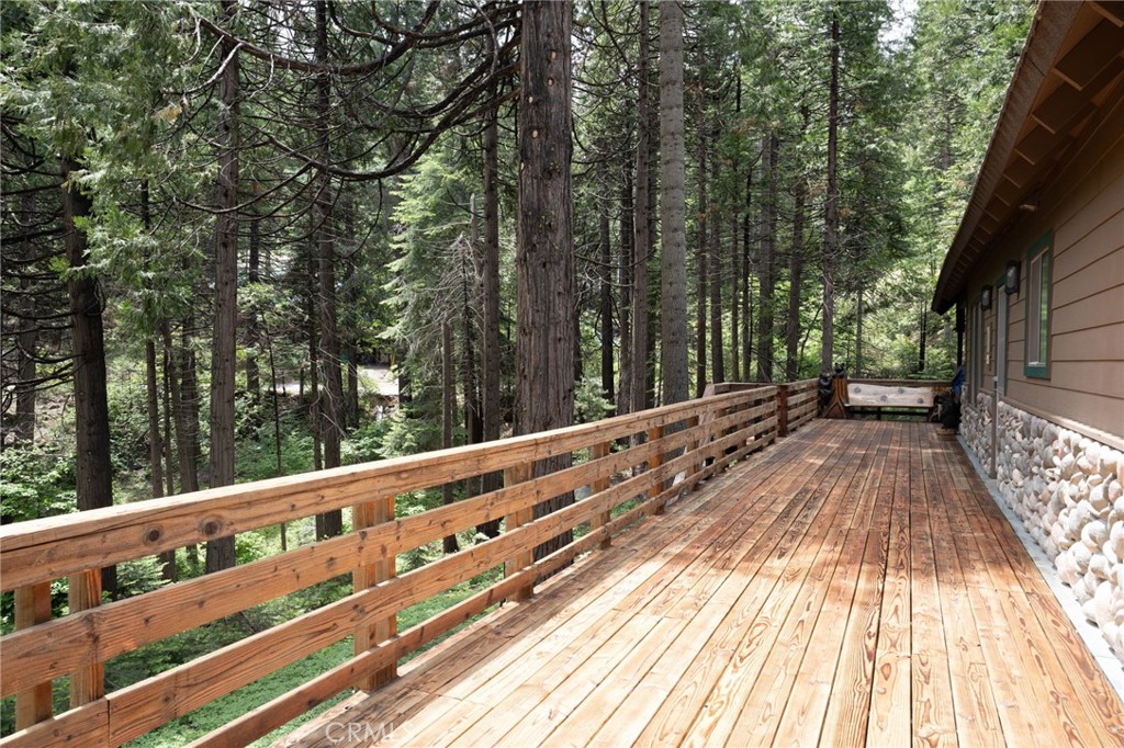 7663 Forest Drive Fish Camp, CA 93623 - Photo 34 of 43 a view of balcony with trees