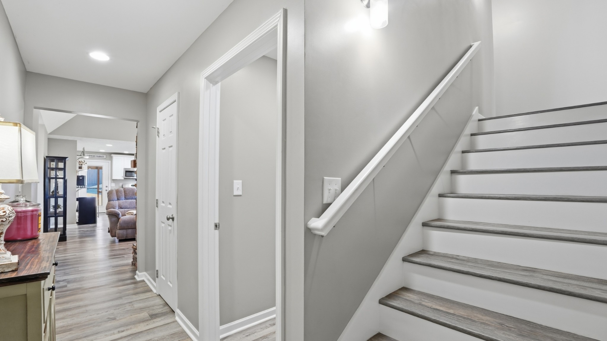 32 McGee Road McMinnville, TN 37110 - Photo 26 of 56 a view of entryway with wooden floor and stairs