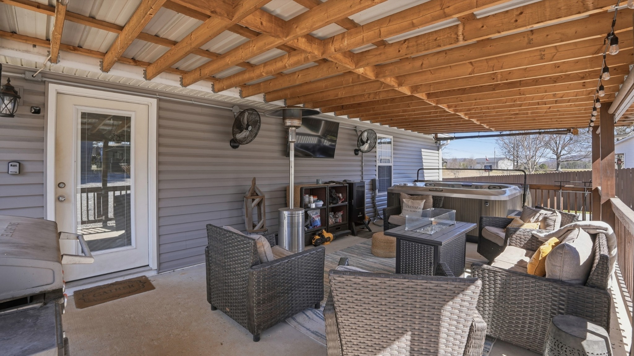 32 McGee Road McMinnville, TN 37110 - Photo 38 of 56 a living room with furniture and a fireplace