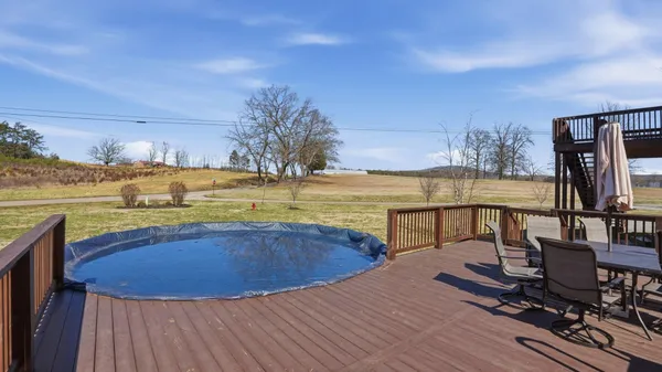 a view of outdoor space with ocean view