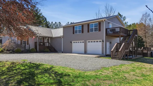 a view of front door of house