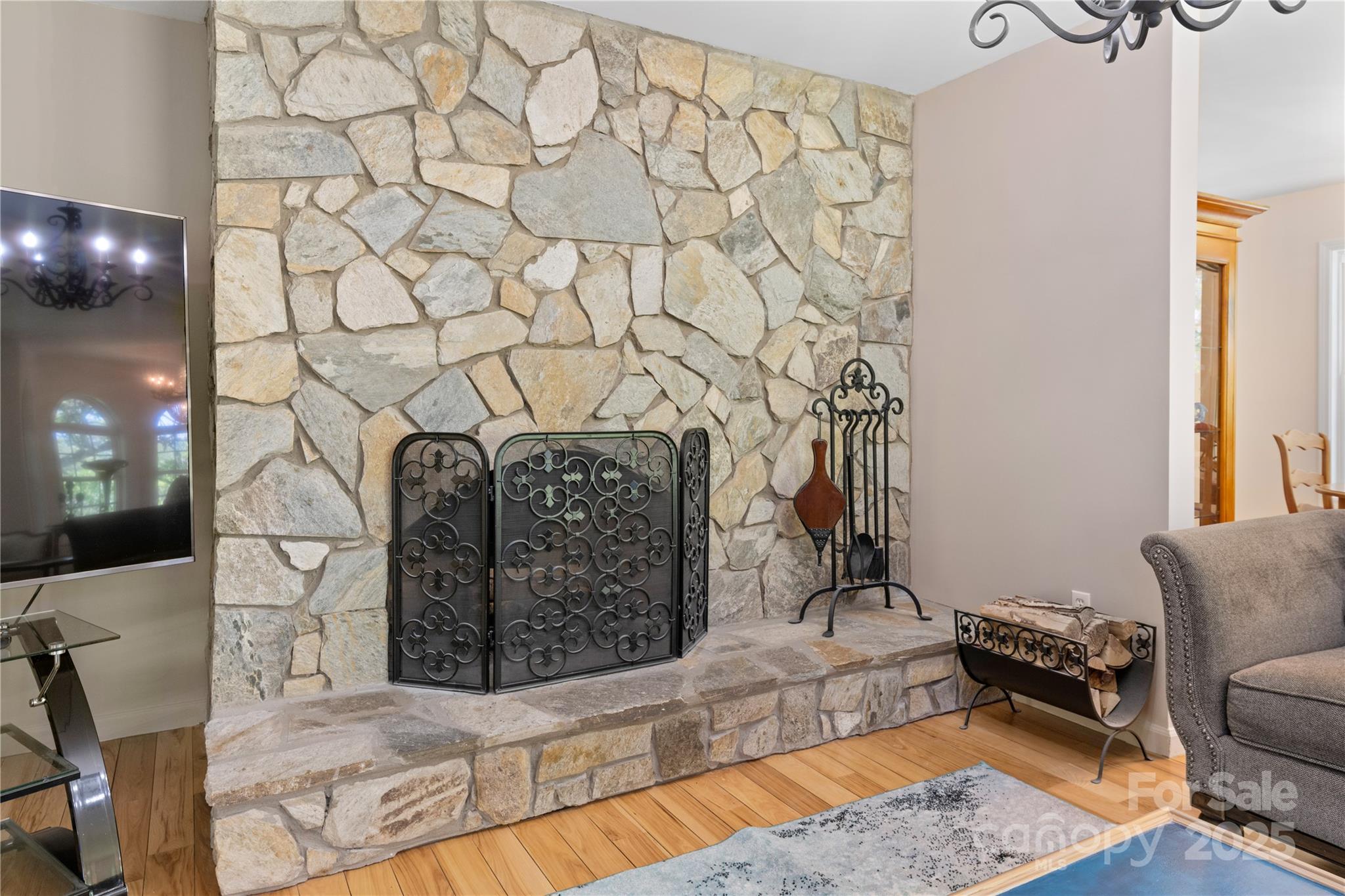 3 Northwood Road Asheville, NC 28804 - Photo 10 of 48 a living room with fireplace