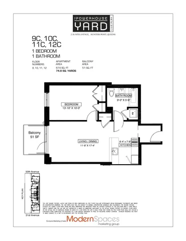 $925,000 | 2-26 50th Avenue, Unit 9C | Long Island City