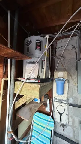 a room with gym equipment