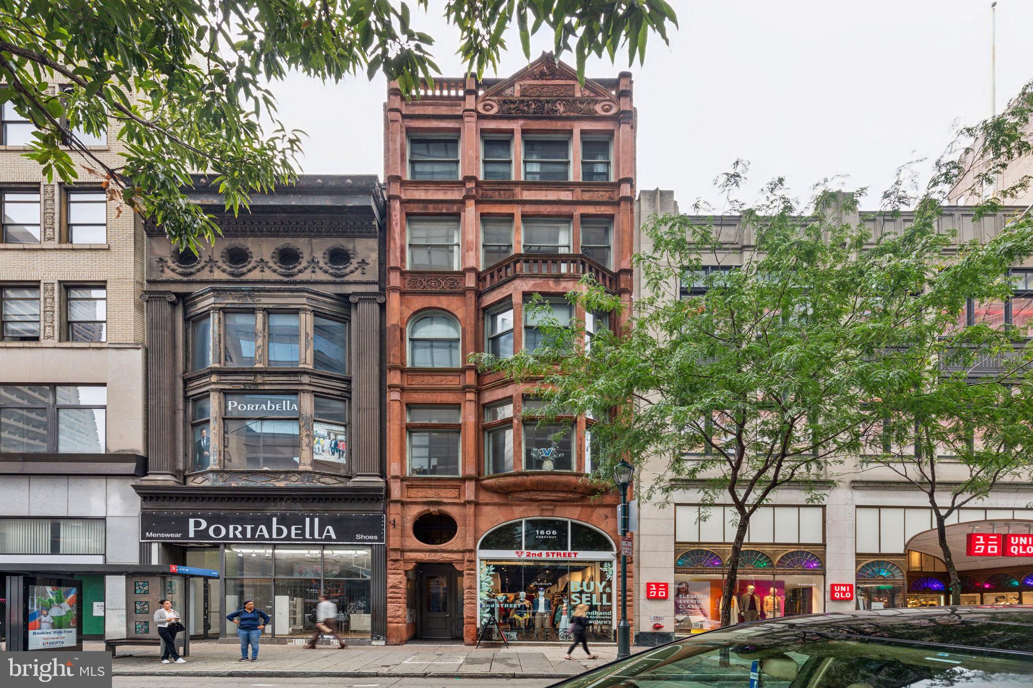 1606 Chestnut Street, Unit 3 Philadelphia, PA 19103 - Photo 21 of 21 a front view of a multi story building
