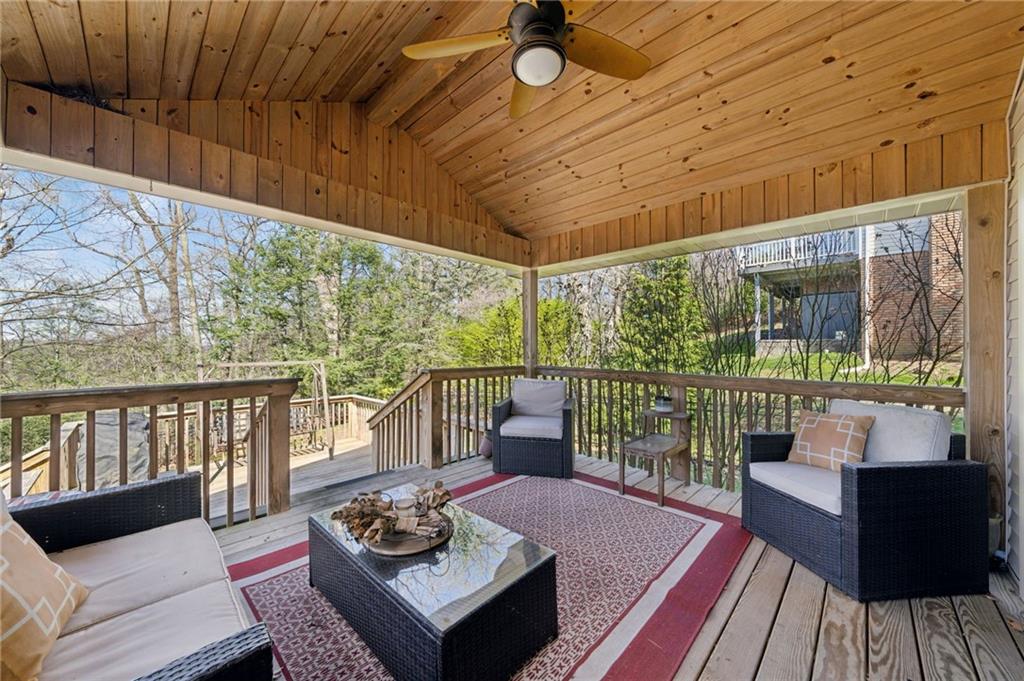 3239 Ridgeway Road Greensburg, PA 15601 - Photo 36 of 46 upper, covered deck