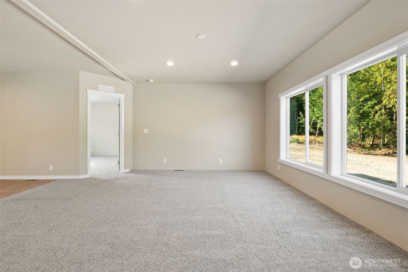 74 Butterfly Lane Sequim, WA 98382 - Photo 6 of 34 a view of an empty room with a window