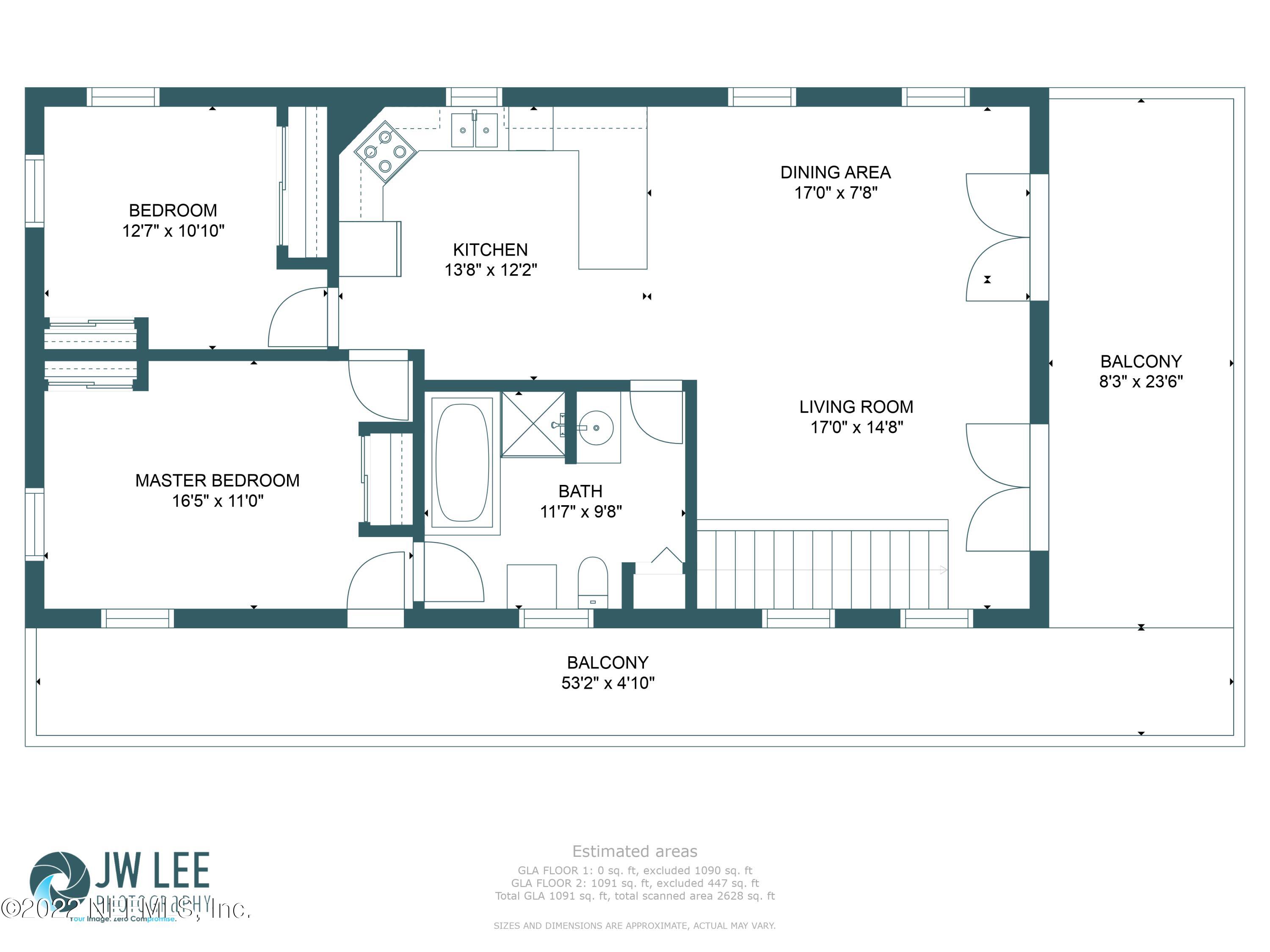 115 Riverside Way San Mateo, FL 32187 - Photo 39 of 40 2-115Riverside Way-single-floor-dim_1