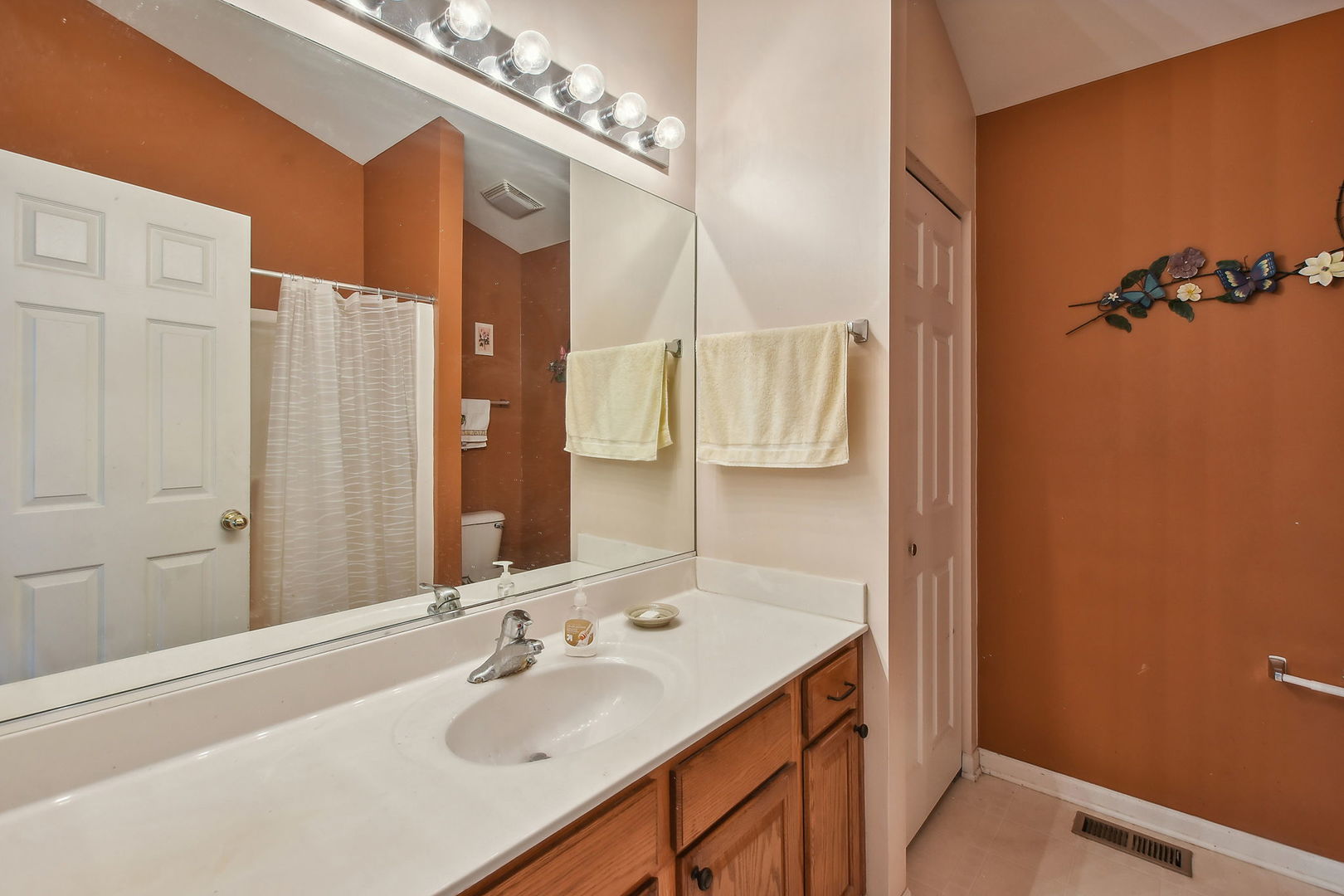 2673 Rourke Drive Aurora, IL 60503 - Photo 17 of 37 a bathroom with a sink and a mirror