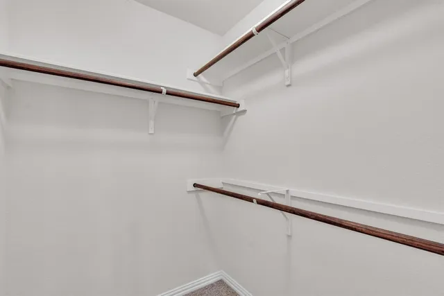 a close up view of racks on the wall