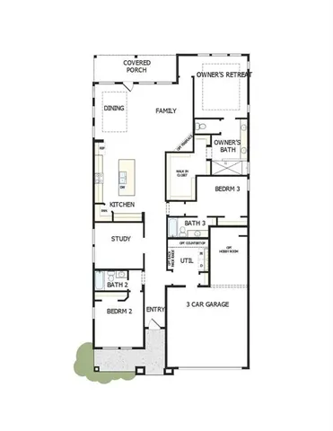 a picture of a floor plan