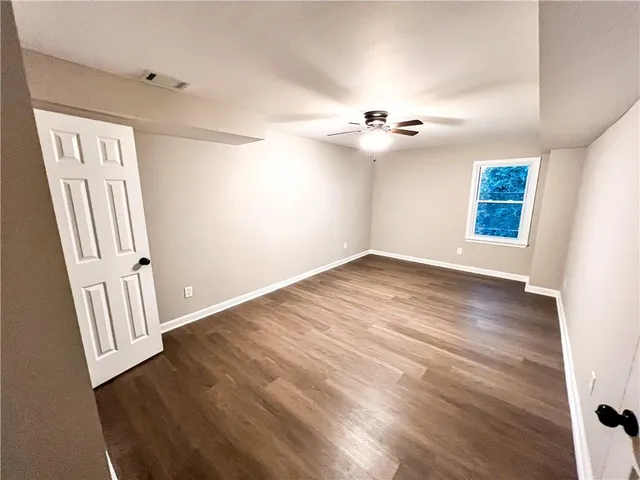 wooden floor in an empty room