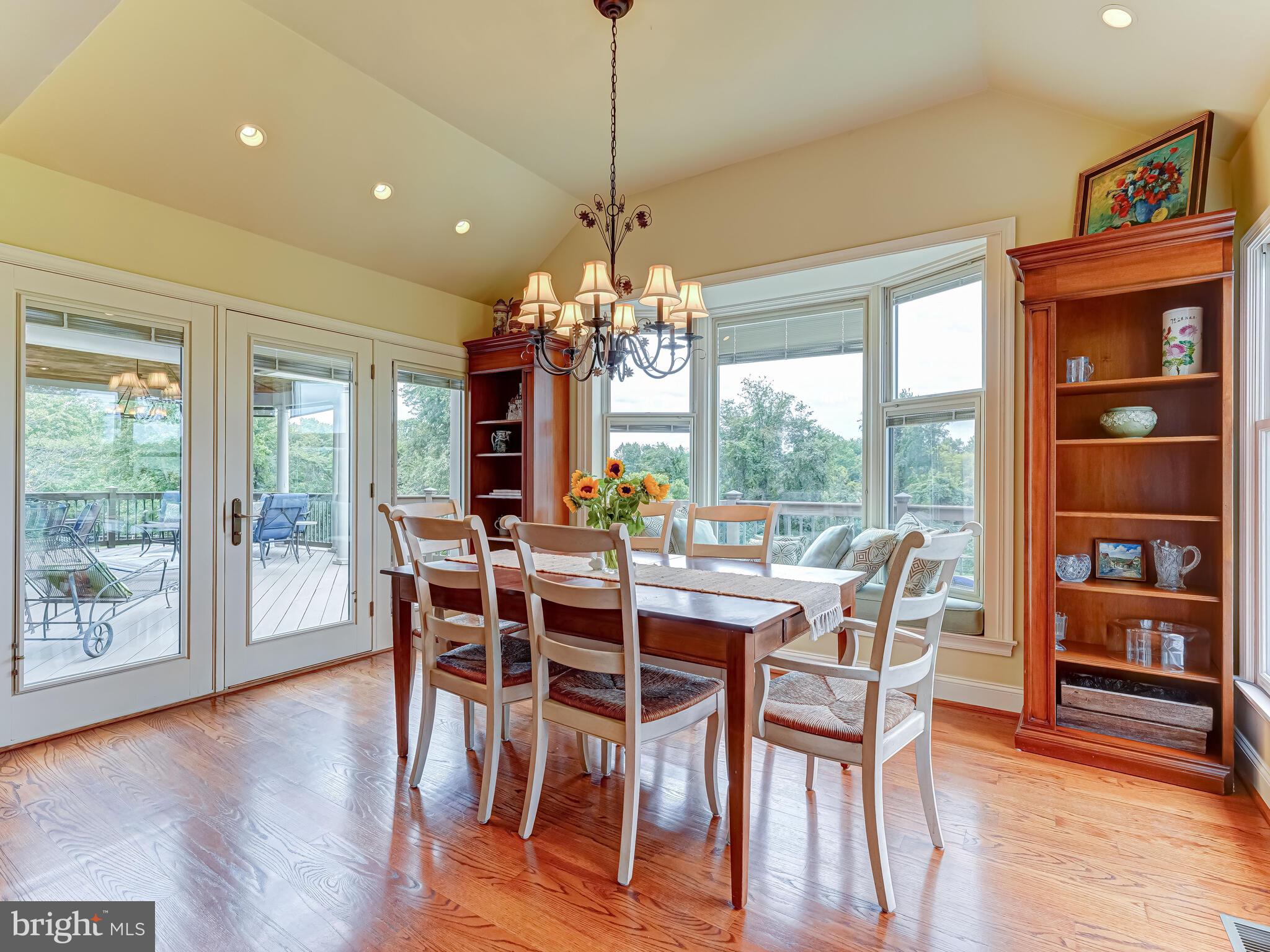 216 Line Road Malvern, PA 19355 - Photo 14 of 38 a view of a dining room with furniture window and wooden floor